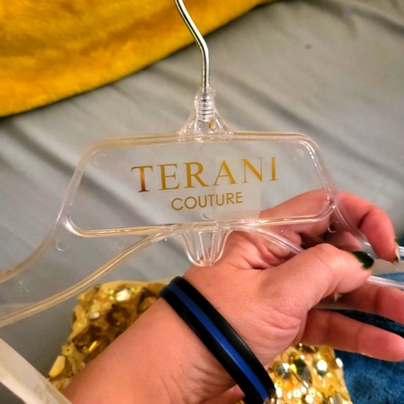 Terani Couture Yellow/Gold Prom Dress - Picture 14 of 14